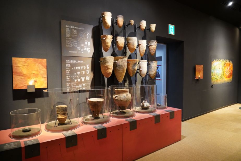 土器の展示