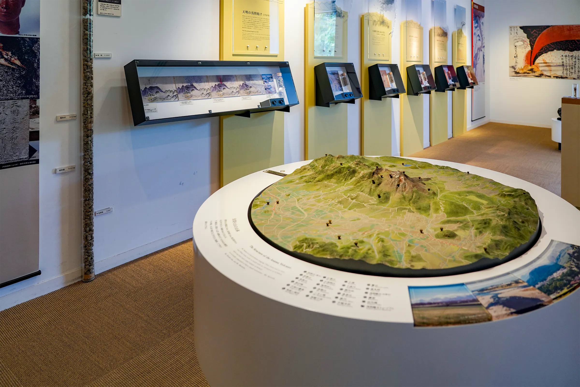 2階展示室 浅間山の自然史